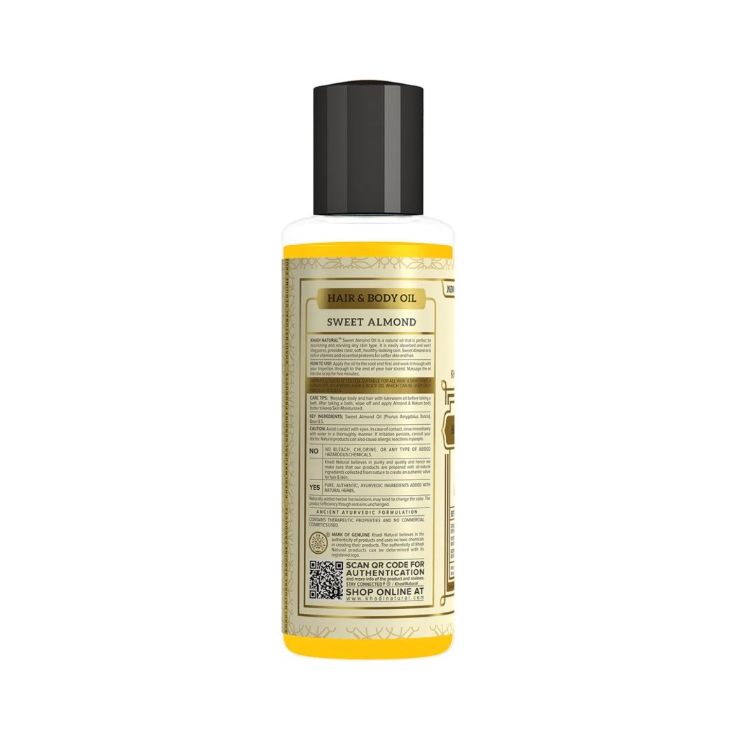 Khadi Naturals Sweet Almond Oil