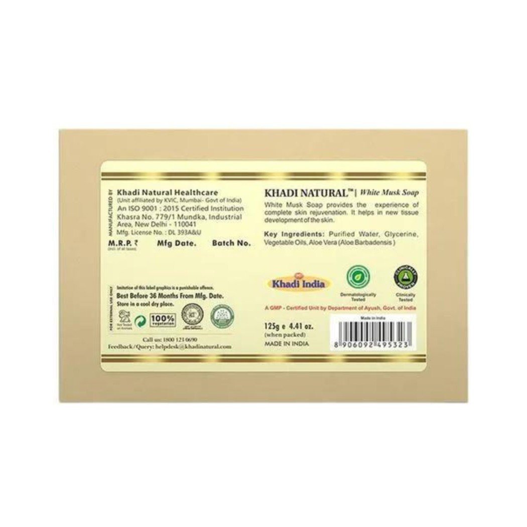 Khadi Naturals White Musk Soap
