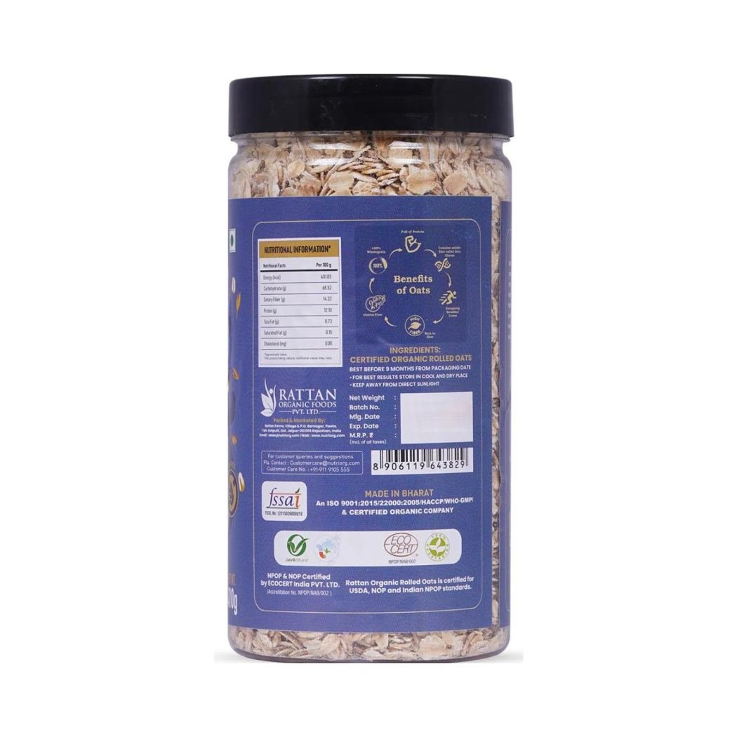 Nutriorg Rolled Oats