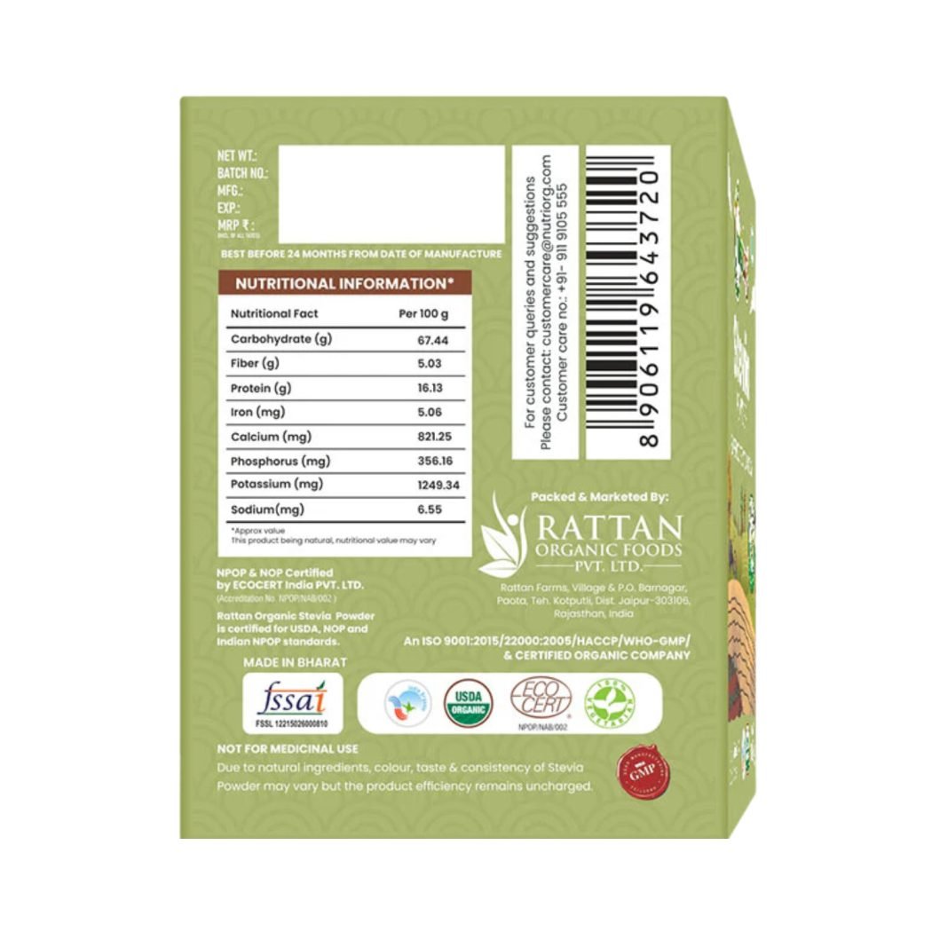 Nutriorg Stevia Powder