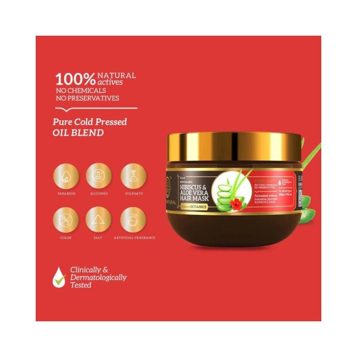Khadi Naturals Hibiscus & Aloevera Hair Mask