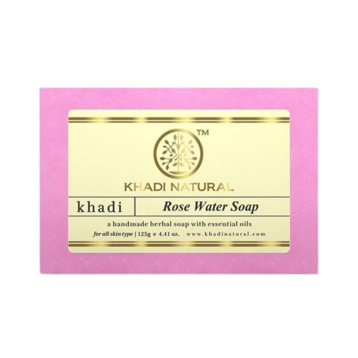 Khadi Naturals Rose Water Soap