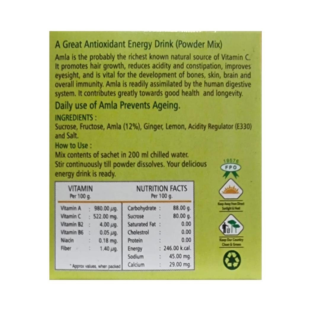 Vedantika Herbals Amla Energy Drink (10 Sachets)