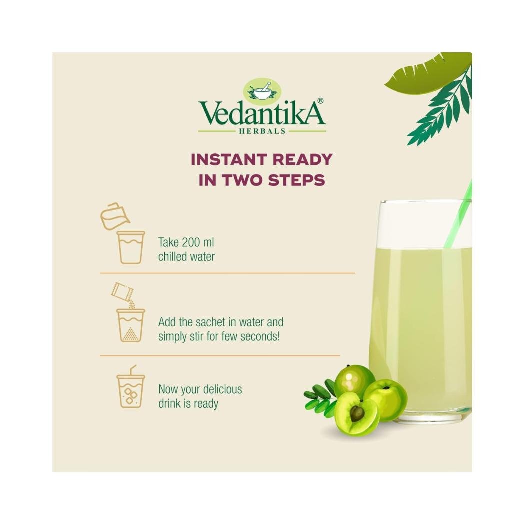 Vedantika Herbals Amla Energy Drink (10 Sachets)
