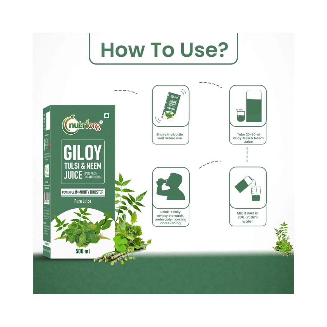 Nutriorg Giloy Tulsi Neem Juice