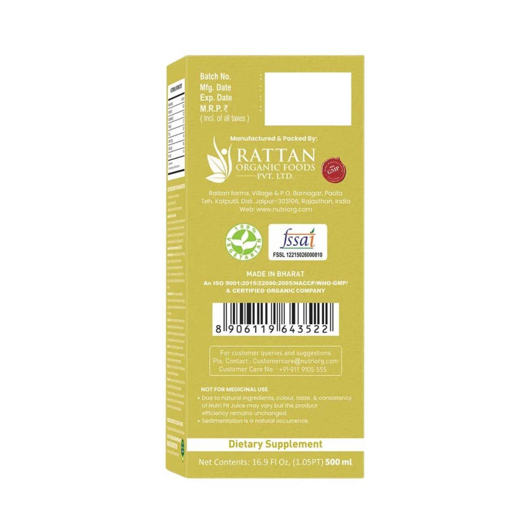 Nutriorg Nutri Fit Juice (Weight Management)