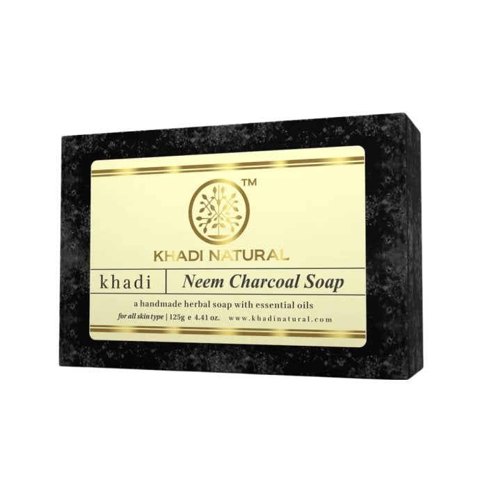 Khadi Naturals Neem Charcoal Soap