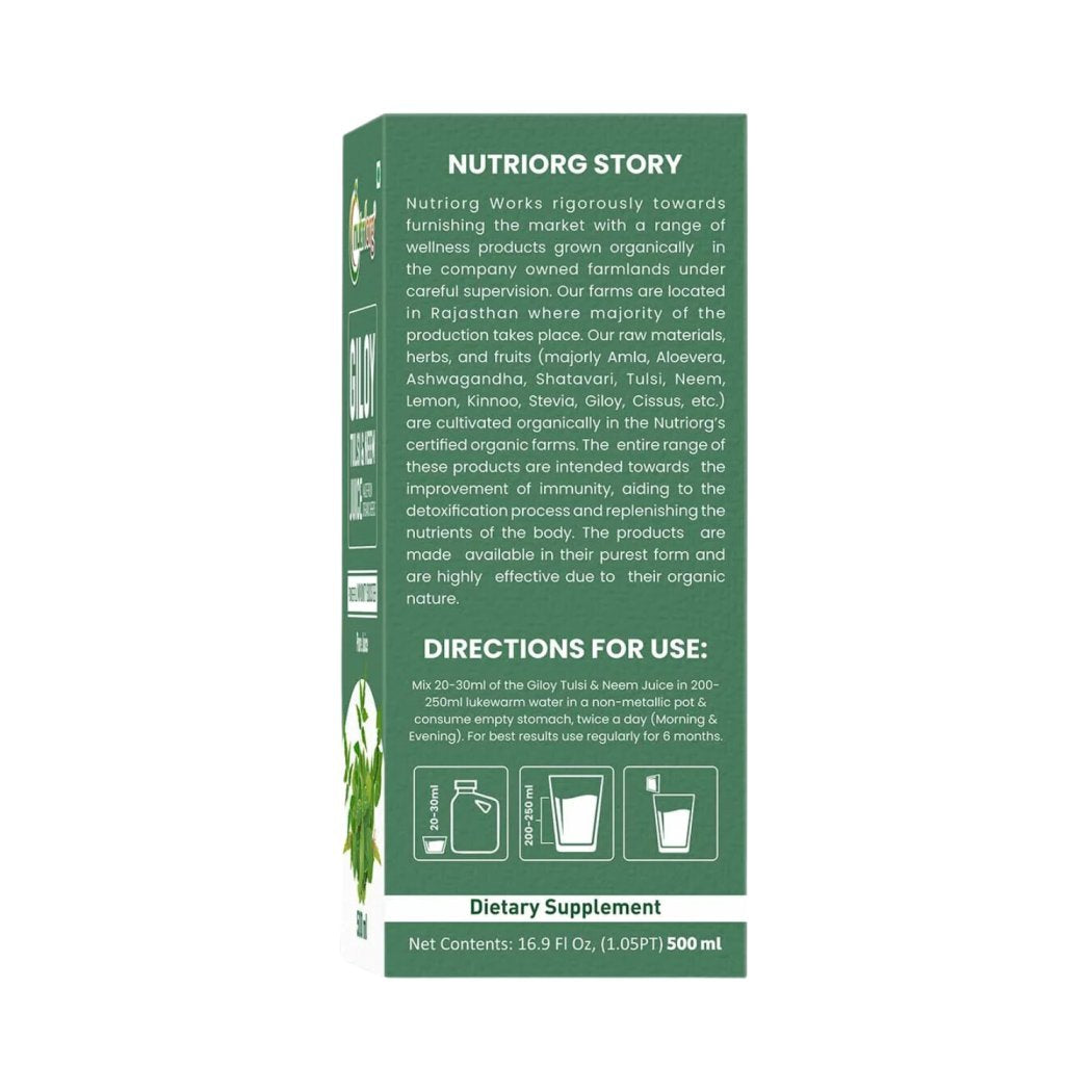 Nutriorg Giloy Tulsi Neem Juice