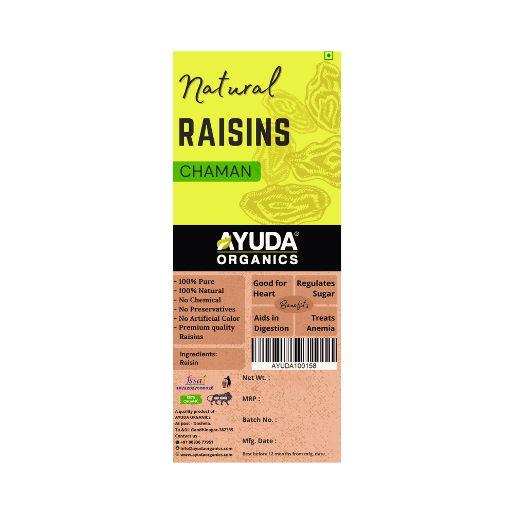 Ayuda Organics Raisins (Kishmish Chaman)