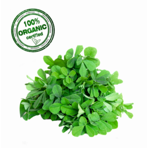 Organic Fenugreek Leaves (Methi Lili) - Image 1