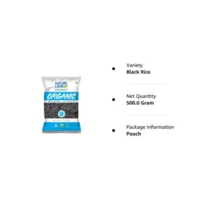 Natureland Organics Black Rice - Image 3