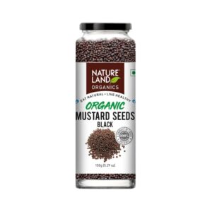 Natureland Organics Mustard Black Seeds - Image 1