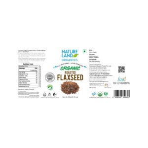 Natureland Organics Roasted Flaxseed - Image 3