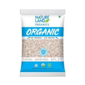 Natureland Organics Urad Washed split (Urad White Dal) - Image 1