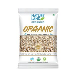 Natureland Organics Urad White Whole (Gota) - Image 1