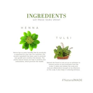 Khadi Naturals Heena & Tulsi Hair Cleanser with Extra Conditioning - Image 7