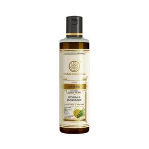 Khadi Naturals Heena Rosemary Hair Oil (SLS & Paraben Free) - Image 1