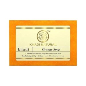 Khadi Naturals Orange Soap - Image 1