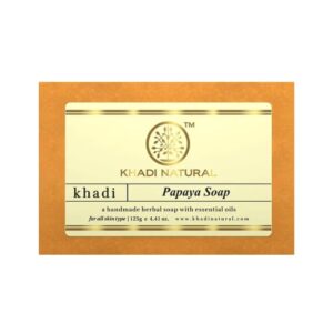 Khadi Naturals Papaya Soap - Image 1