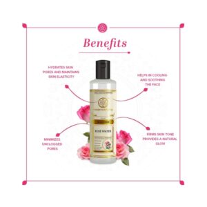 Khadi Naturals Pure Rose Water Skin Toner - Image 4