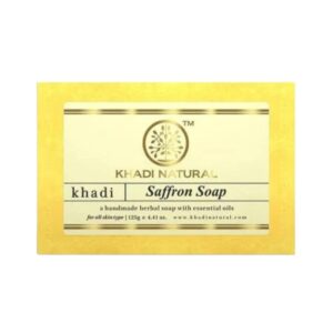 Khadi Naturals Saffron Soap - Image 1