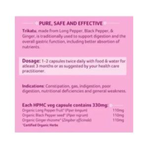 Organic India Trikatu Capsule - Image 4