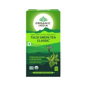 Organic India Tulsi Cleanse Green Tea - Image 1