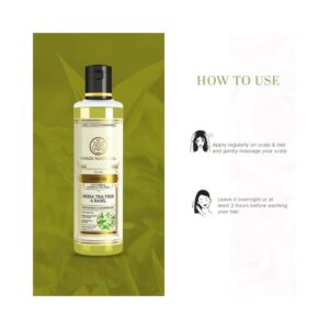 Khadi Naturals Neem Teatree & Basil Hair Oil (Paraben Free) - Image 6