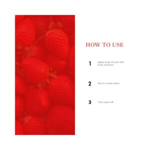 Khadi Naturals Strawberry Soap - Image 5