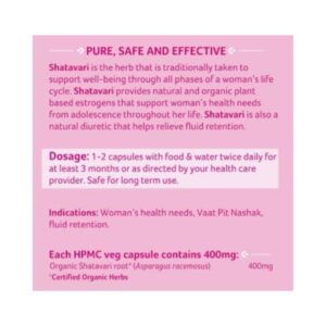 Organic India Shatavari - Woman's Health Capsule - Image 3