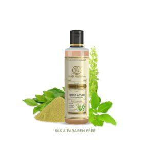 Khadi Naturals Heena & Tulsi Hair Cleanser with Extra Conditioning - Image 4