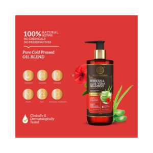 Khadi Naturals Hibiscus & Aloevera Hair Cleanser (SLS & Paraben Free) - Image 3