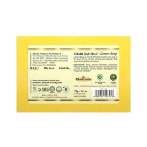 Khadi Naturals Lemon Soap - Image 2