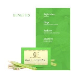 Khadi Naturals Lemongrass Soap - Image 4