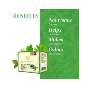 Khadi Naturals Neem Tulsi Soap - Image 4