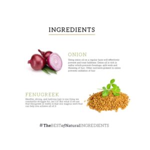 Khadi Naturals Onion & Fenugreek Hair Conditioner (SLS & Paraben Free) - Image 6