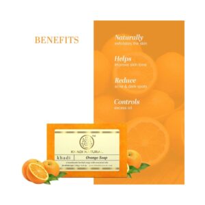 Khadi Naturals Orange Soap - Image 4
