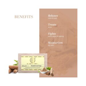 Khadi Naturals Sandalwood Soap - Image 5