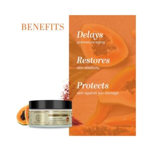 Khadi Naturals Anti-Wrinkle Cream Saffron & Papaya - Image 4