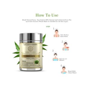 Khadi Naturals Neem Face Pack - Image 6