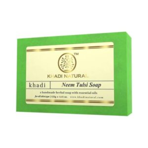 Khadi Naturals Neem Tulsi Soap - Image 3
