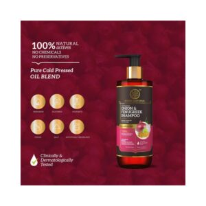 Khadi Naturals Onion & Fenugreek Hair Cleanser (SLS & Paraben Free) - Image 3
