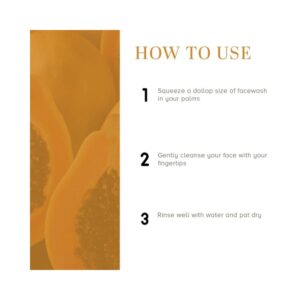 Khadi Naturals Papaya Facewash (SLS & Paraben Free) - Image 5