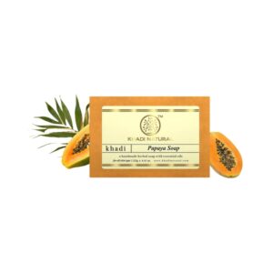 Khadi Naturals Papaya Soap - Image 2