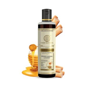 Khadi Naturals Sandalwood & Honey Hair Cleanser (SLS & Paraben Free) - Image 4