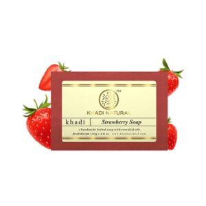 Khadi Naturals Strawberry Soap - Image 3