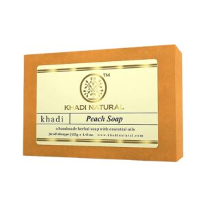 Khadi Naturals Peach Soap - Image 3