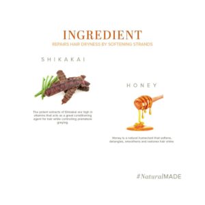 Khadi Naturals Shikalai & Honey Hair Conditioner (SLS & Paraben Free) - Image 7