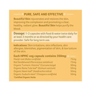 Organic India Beautiful Skin Capsule - Image 3