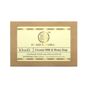 Khadi Naturals Coconut Milk & Honey Soap - Image 1